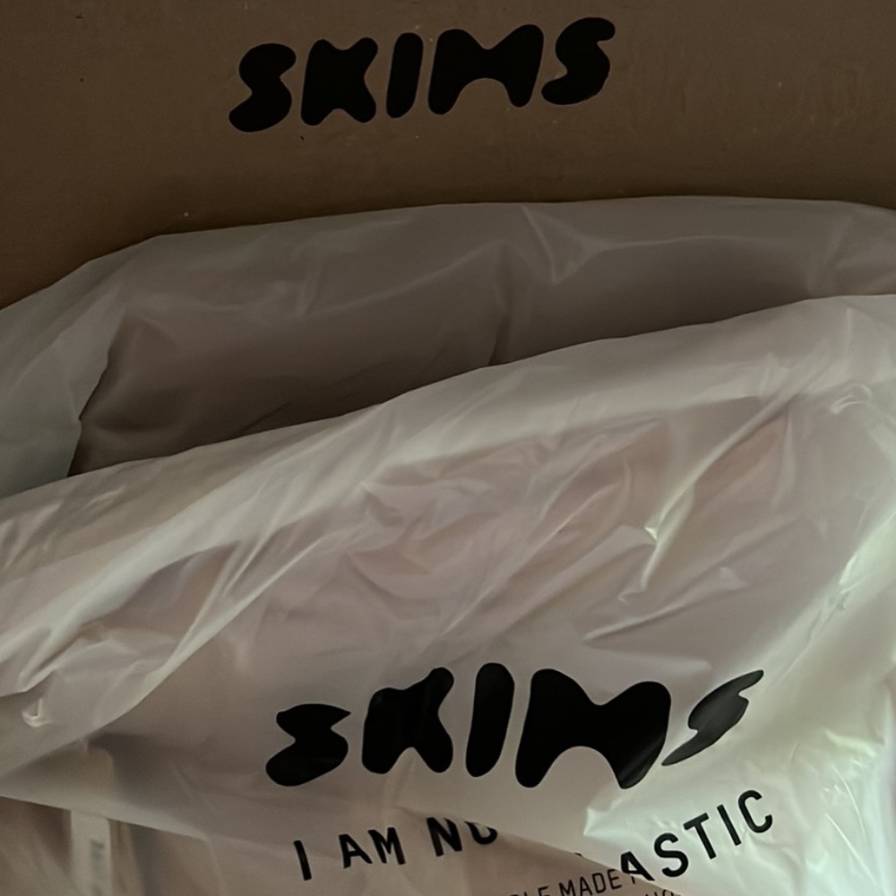 SKIMS velour logo jacket and pants